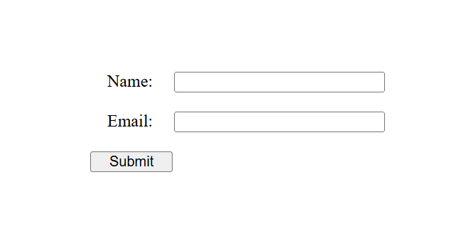Basic HTML Form