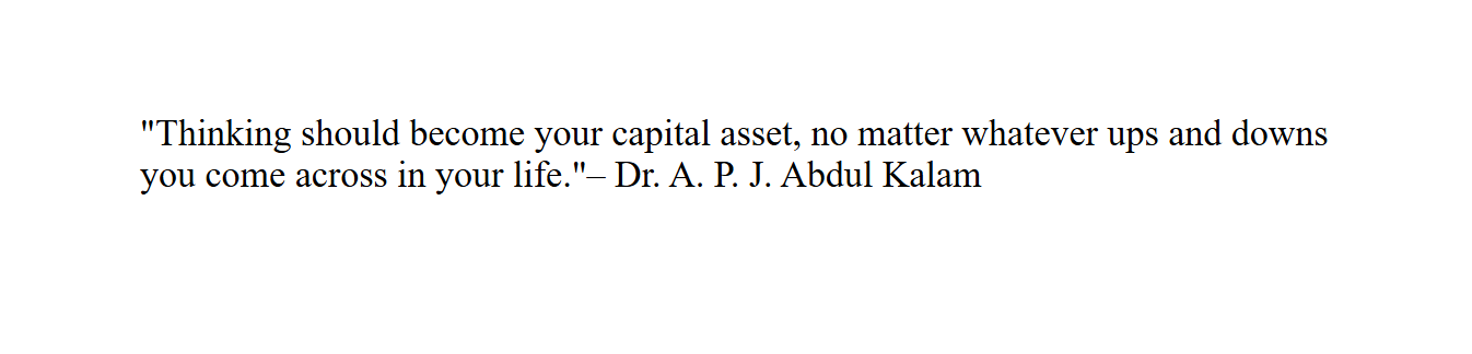 blockquote tag output